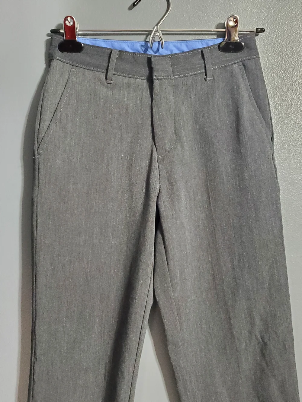 Izod Boys Gray Dress Slacks Pants Size 10